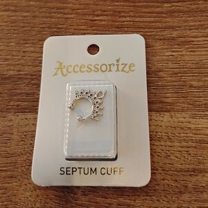Accessorize Silver Septum Cuff
